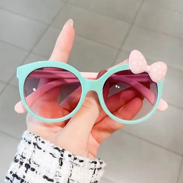1PC nouvelles lunettes de soleil en plastique pour enfants avec protection UV
