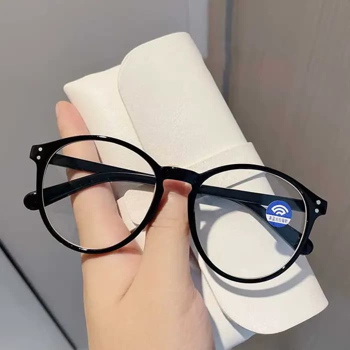Vintage à la mode dames myopie lunettes de luxe Anti lumière bleue vue de près lunettes fini Prescri