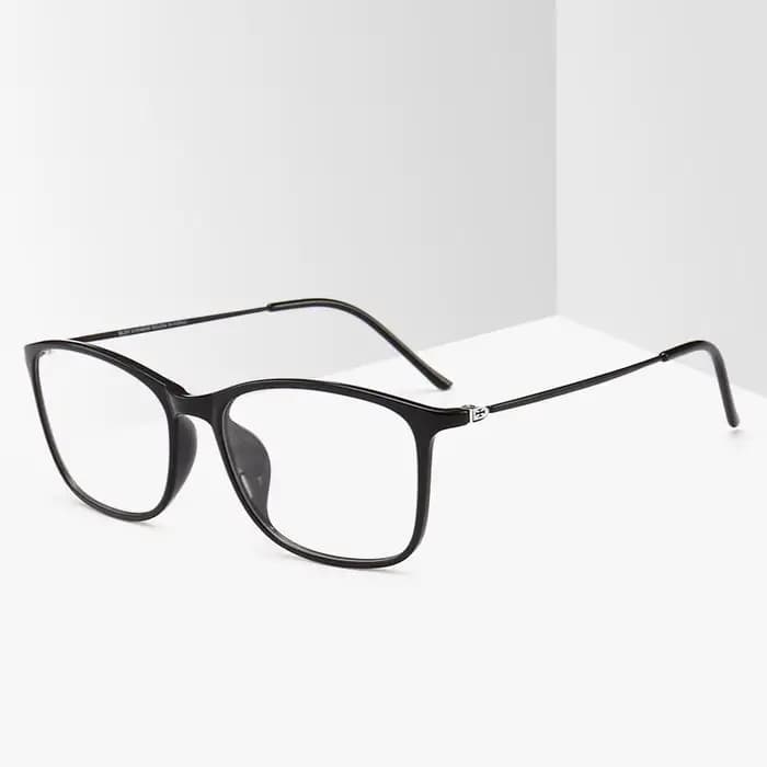 BCLEAR mode TR90 lunettes cadre hommes ou femmes ultraléger unisexe carré plaine verre lunettes mâle