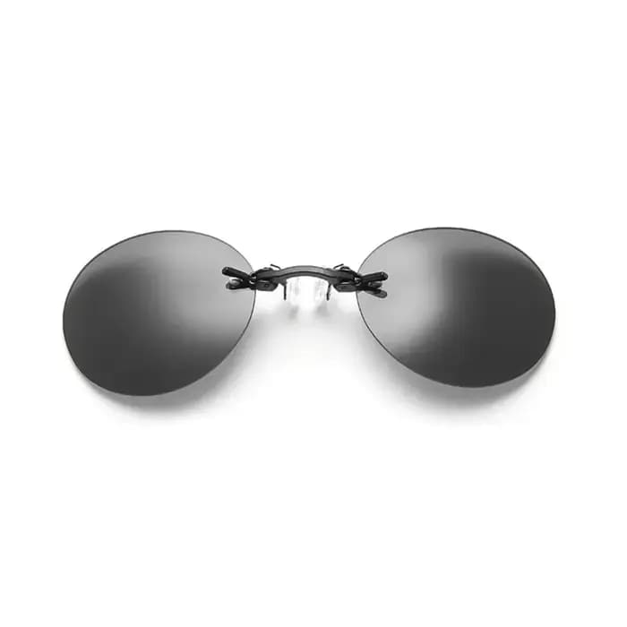 CRIXALIS lunettes de soleil rondes sans monture hommes Matrix Morpheus