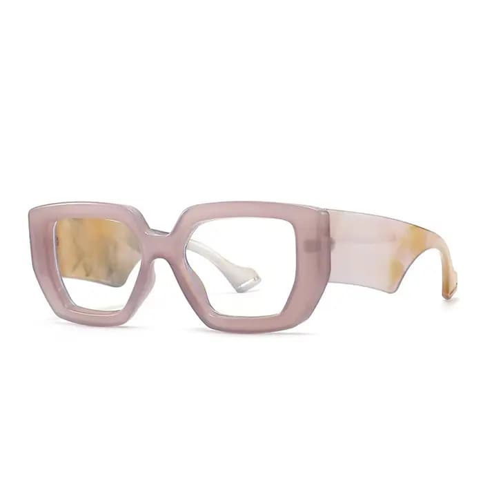 Anti lumière bleue bloquant les montures de lunettes pour femmes vert optique clair lentille transparente cadre de mode