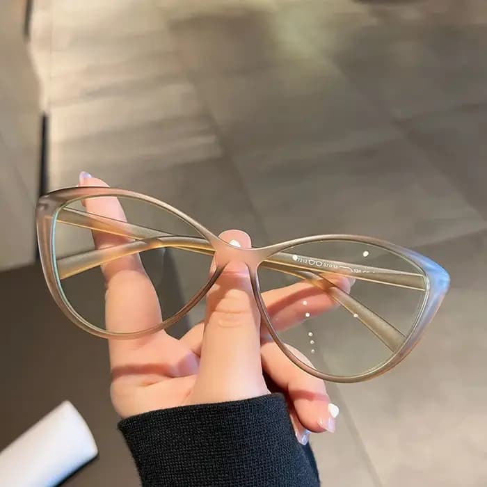 Lunettes anti-rayonnement œil de chat pour femmes/hommes, lentille remplaçable