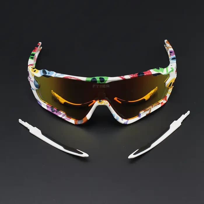 Saoan-Lunettes de soleil de cyclisme pour hommes et femmes, 4 lentilles