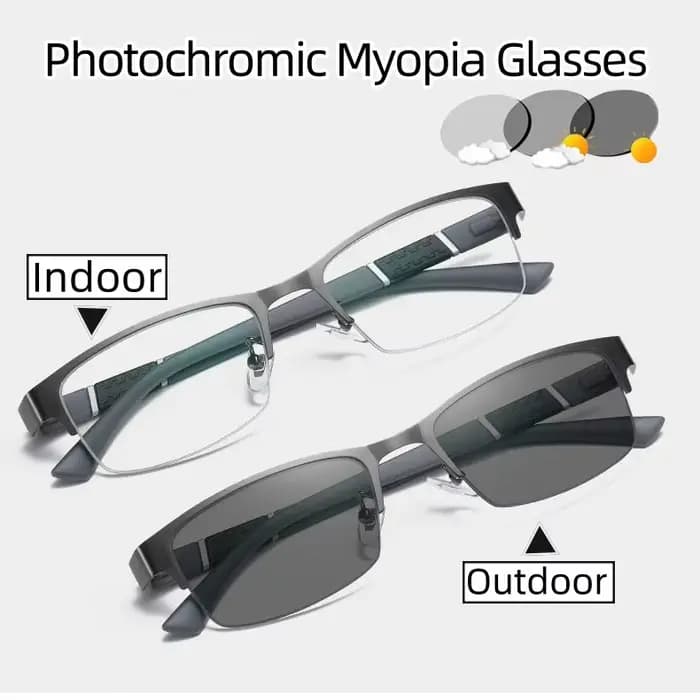 Lunettes photochromiques à couleur changeante pour hommes et femmes
