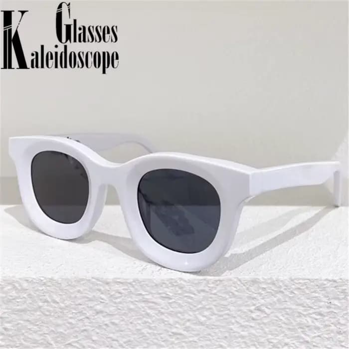 Lunettes de soleil rondes concaves pour femmes marque de mode concepteur petites