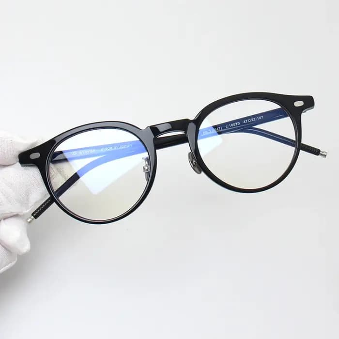 Lunettes rondes rétro classiques pour hommes et femmes