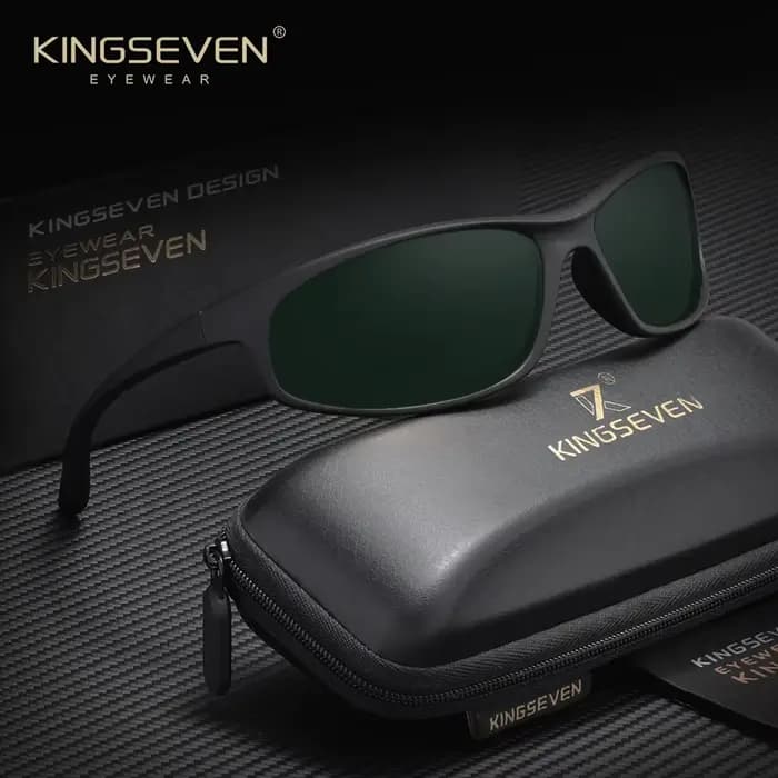 KINGSEVEN Lunettes de soleil classiques pour sports de plein air, hommes et femmes, polarisées UV400