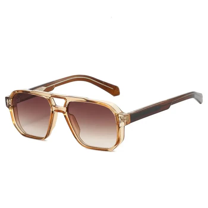 Vintage Punk pilote carré lunettes de soleil femmes pour hommes mode marque de luxe concepteur nuances en plein air
