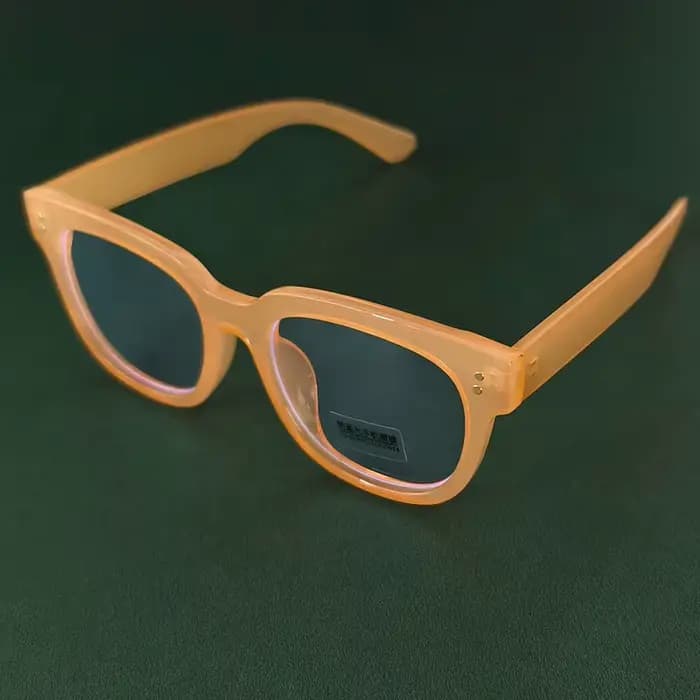 Lunettes à rivets rectangulaires rétro pour hommes et femmes