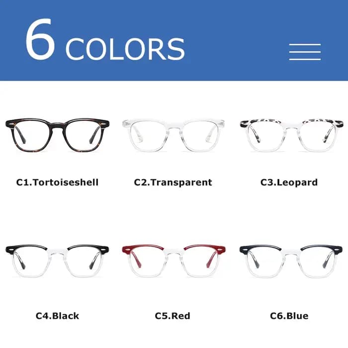 CRIXALIS – lunettes carrées anti-lumière bleue pour hommes et femmes