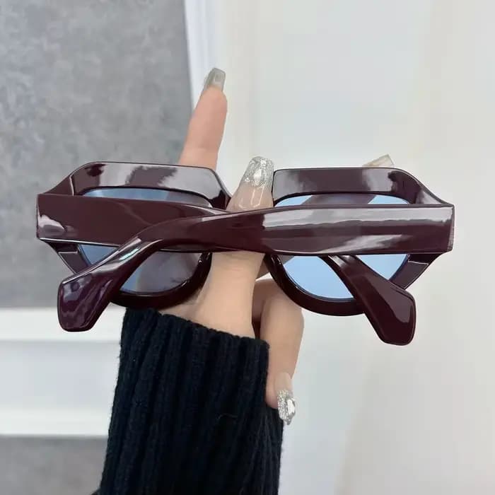 Lunettes de soleil carrées rondes rétro classiques pour femmes et hommes