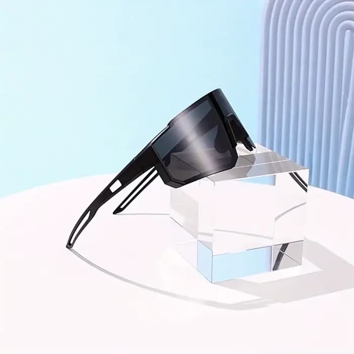 Lunettes de soleil de cyclisme surdimensionnées pour hommes