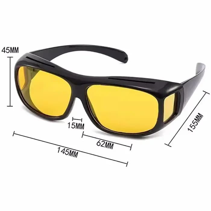 Lunettes de vision nocturne haute définition pour la conduite, lunettes spécialisées pour les conducteurs et conductrices, lunettes anti-vent pour la conduite