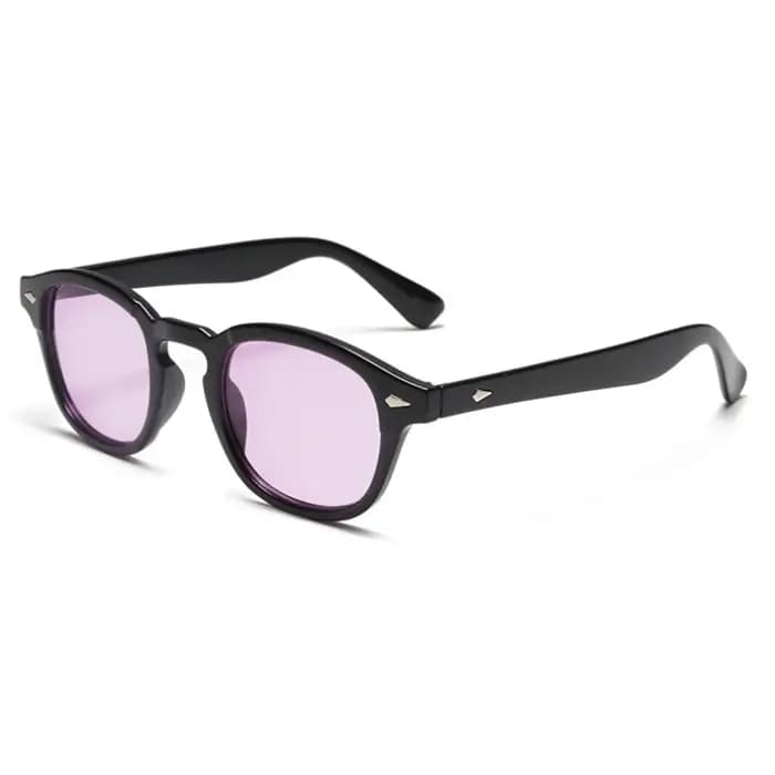 Lunettes de soleil rondes à rivets Johnny Depp
