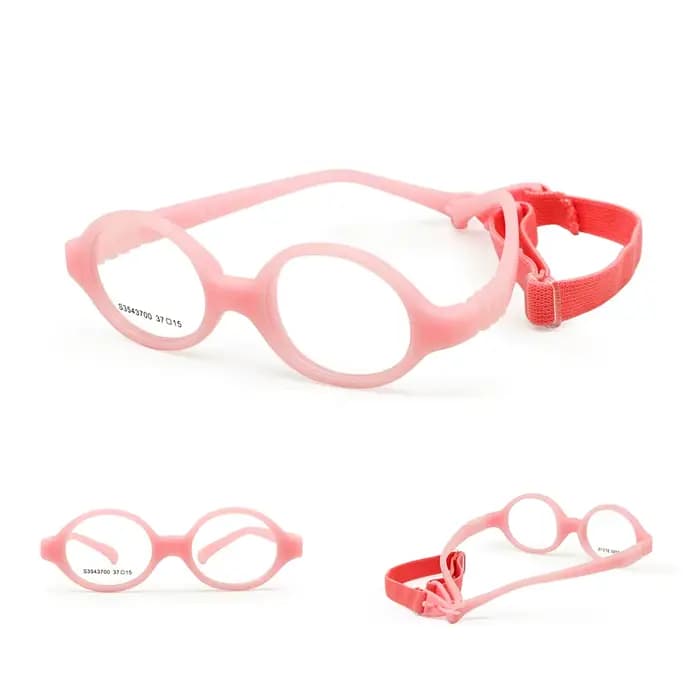 Lunettes pliables sans vis pour bébé avec sangle