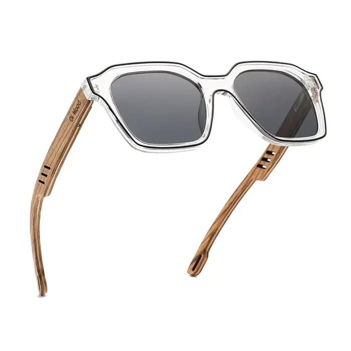 Oi bois lunettes de soleil femmes concepteur de mode lunettes de soleil polarisées hommes marque de