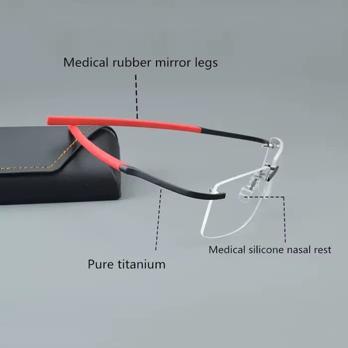 TAG Hezekiah Vintage pur titane lunettes cadre hommes optique myopie Prescription lunettes cadre fem