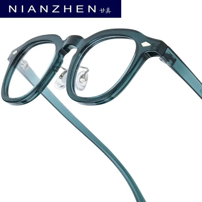 NIANZHEN acétate lunettes cadre hommes nouveau carré marque Design