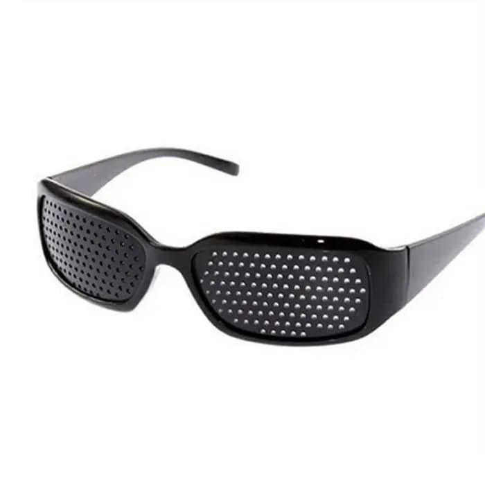 Lunettes d'exercice pour la vue, dispositif anti-fatigue, améliore la vue, lunettes légères noires,