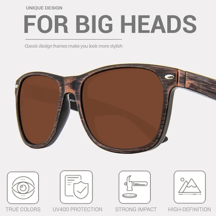 Jcorde I-Lunettes de soleil polarisées pour hommes et femmes