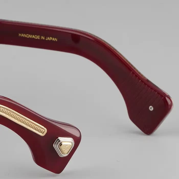 Lunettes de soleil carrées en acétate épais et lourd