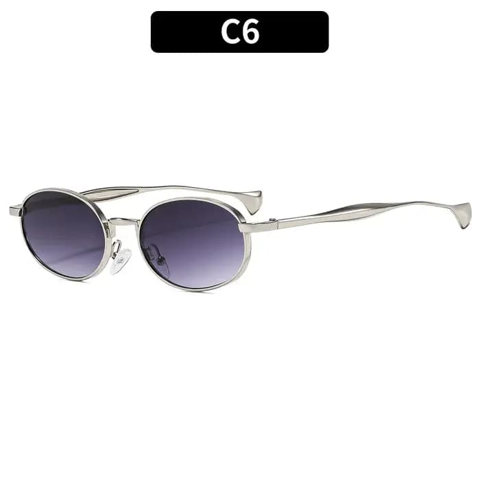 Lunettes de soleil Steampunk ovales et petites