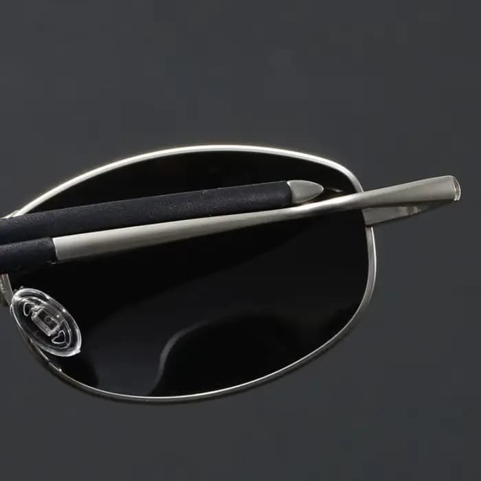 Lunettes de soleil polarisées pour hommes, Protection UV400, monture métallique Ultra légère, pour l