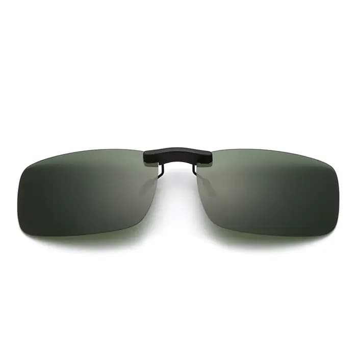 Hommes sans monture rabattable pince sur lunettes de soleil pour myopie lunettes femmes polarisées p