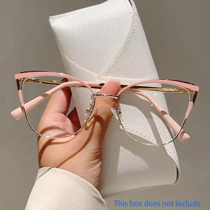 GM LUMIAS surdimensionné lunettes yeux de chat femmes nouvelle mode Vintage jante creuse montures optiques