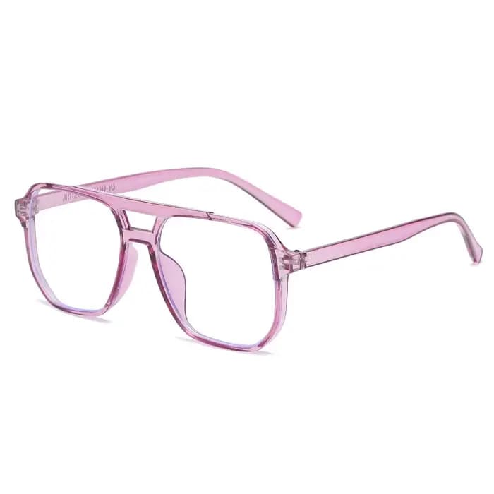 Monture de lunettes transparente pour ordinateur