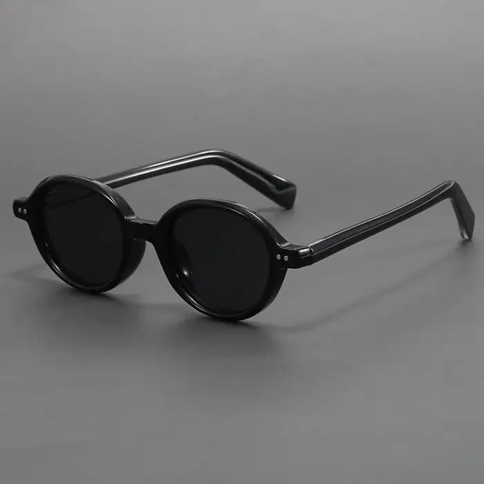 Lunettes de soleil polarisées ovales en acétate pour hommes et femmes