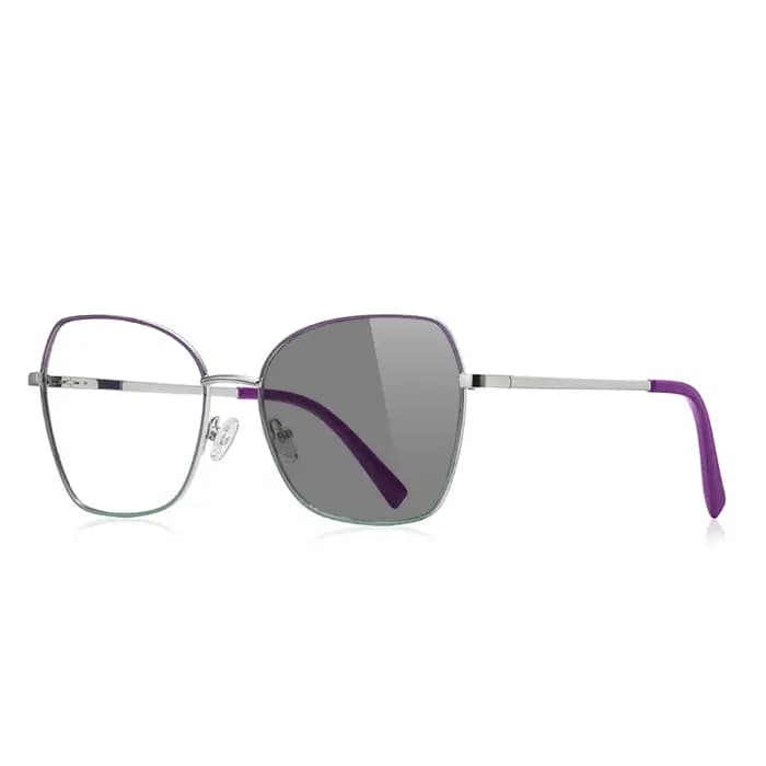 VKYEE lunettes de lecture photochromiques pour femmes dégradé multicolore