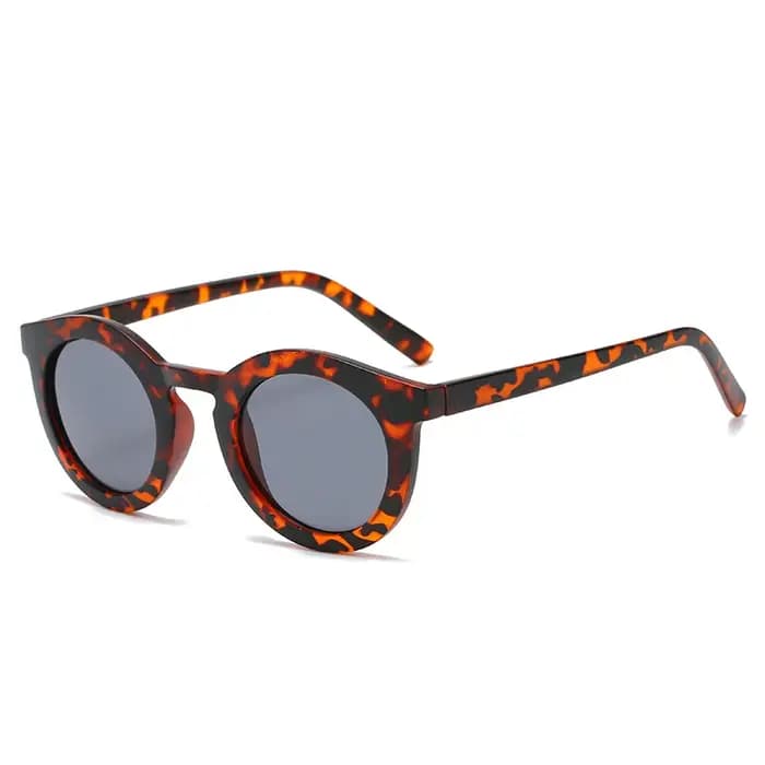 SO & EI rétro classique rond lunettes de soleil femmes mode tendance gelée couleur nuances UV400 Vintage hommes gris thé