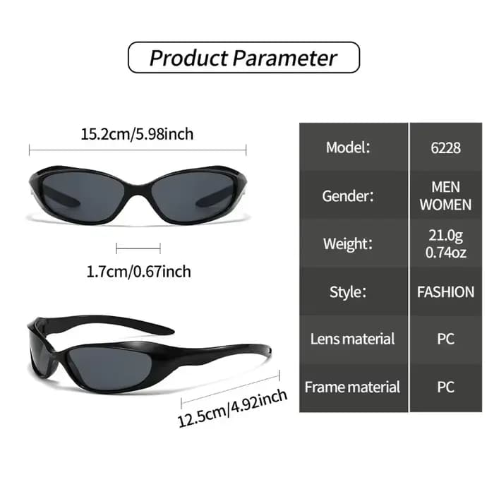 Lunettes de soleil de sport UV400 anti-reflets