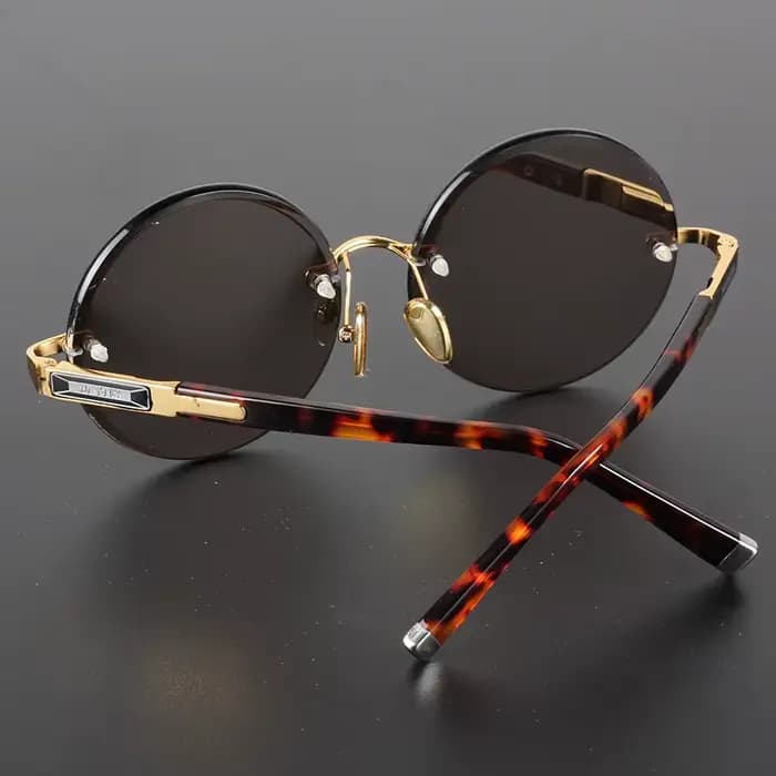Lunettes de soleil rondes Vintage pour hommes et femmes
