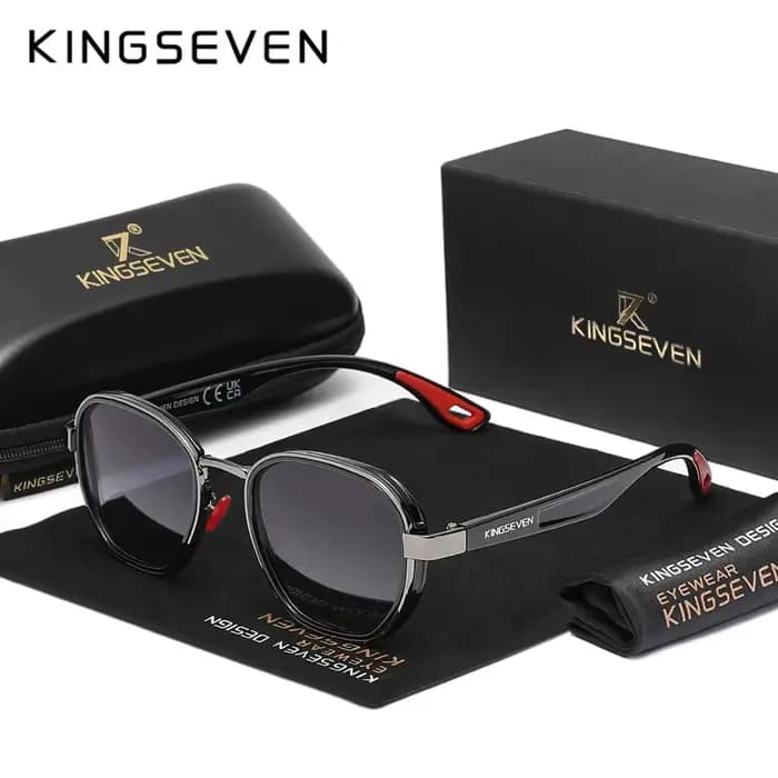 KINGSEVEN marque originale lunettes de soleil hommes polarisées UV400 luxe lunettes pour femme mâle