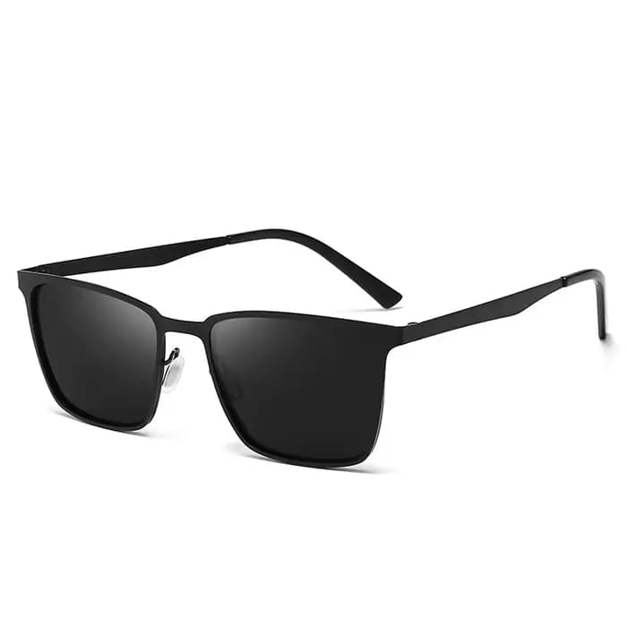 Lunettes de soleil polarisées pour hommes et femmes marque Design carré cadre lunettes de soleil de