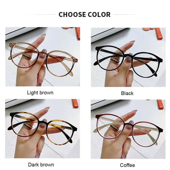Lunettes de myopie léopard pour femmes et hommes