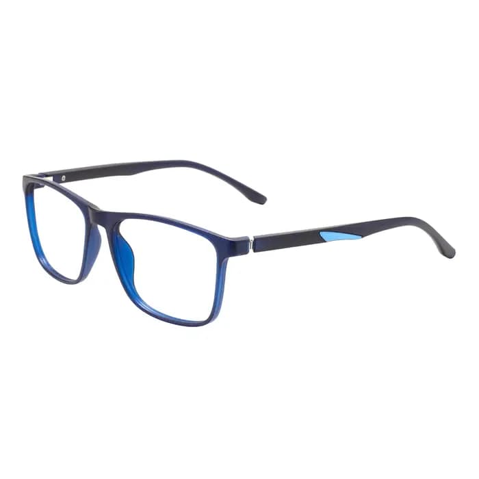 Grand cadre de lunettes rectangulaire TR90 pour hommes et femmes