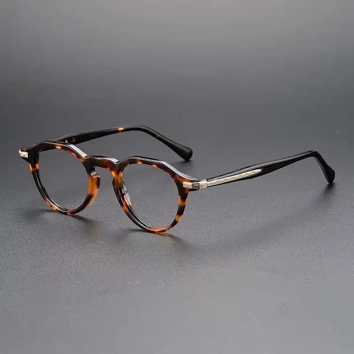 FIRADA 2025 Nouvelles Lunettes Confortables Tendance Rétro Luxe en Acétate Montures Rondes pour Homm