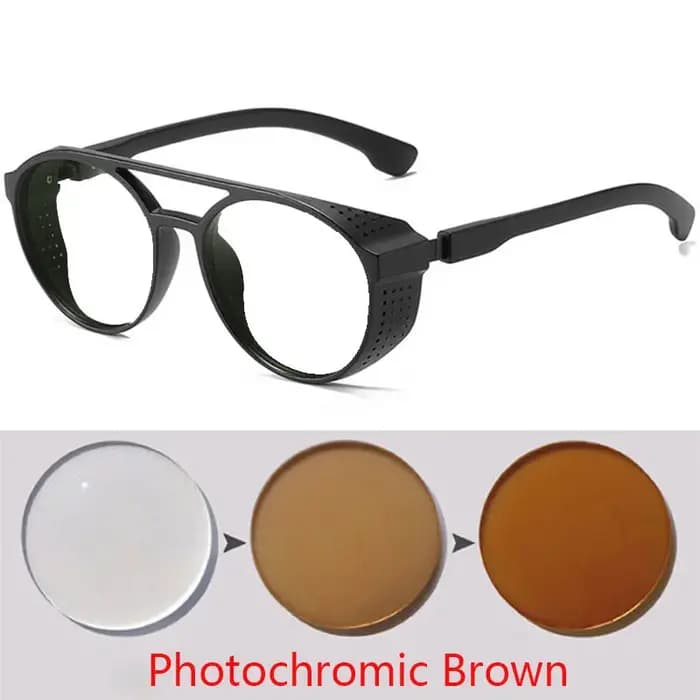 Anti-éblouissement Ovale Prescription Myopie Lunettes De Soleil Fini Mâle Femelle Coloré Lentille Dioptrie