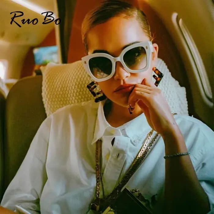 RUOBO – lunettes De soleil Vintage pour femmes