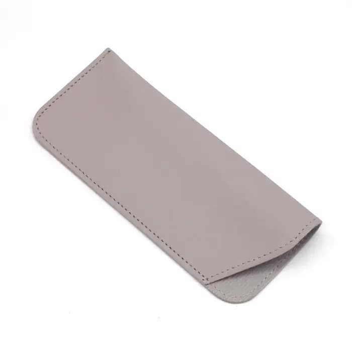 Pochette de protection pour lunettes en cuir PU souple