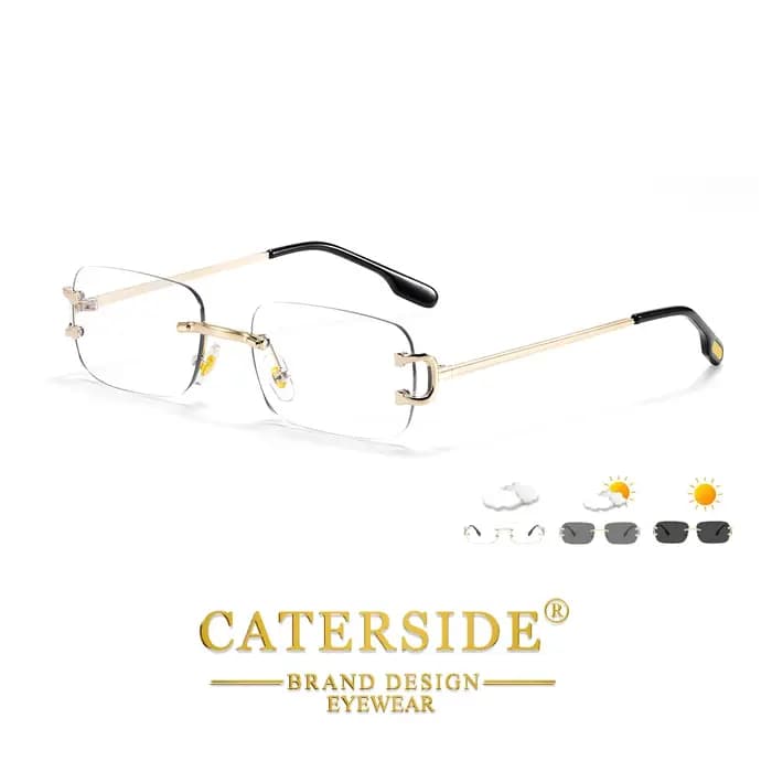 Lunettes de soleil sans monture CATERSDIE pour hommes