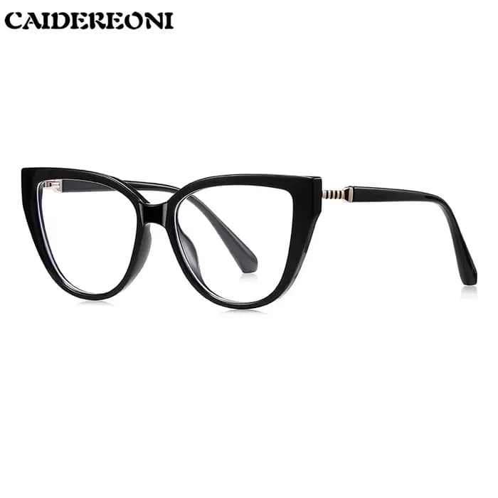 CAIDERONI Lunettes vintage œil-de-chat à monture large pour femme