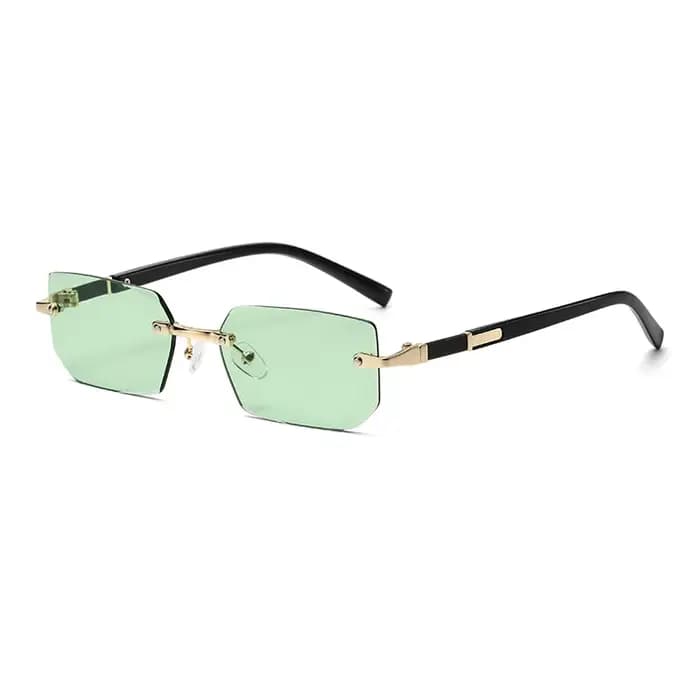 Lunettes de soleil sans monture tendance pour hommes et femmes