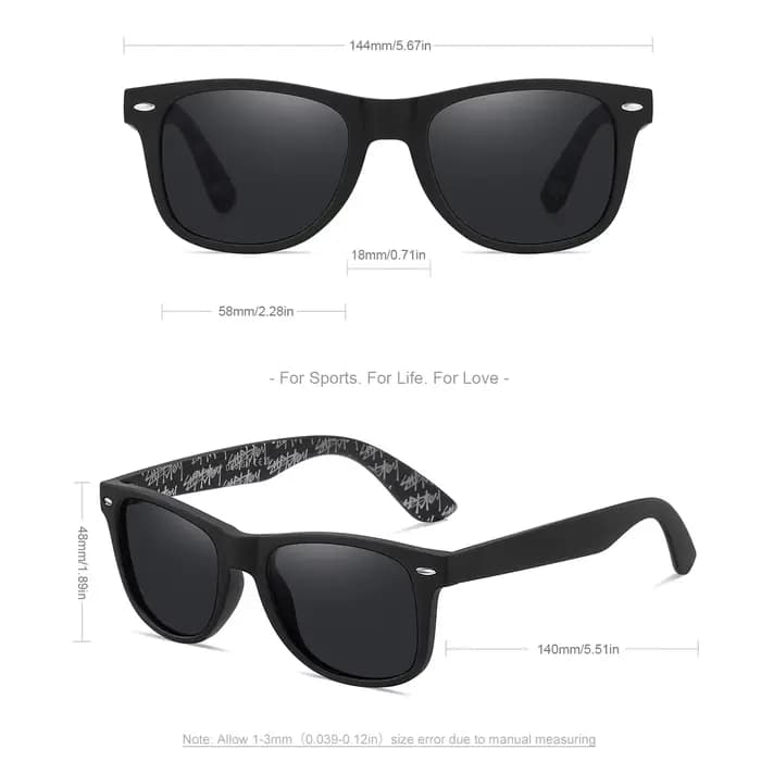 BARCUR Sports-Lunettes de soleil polarisées UV400 pour hommes et femmes, monture narPC durable et si