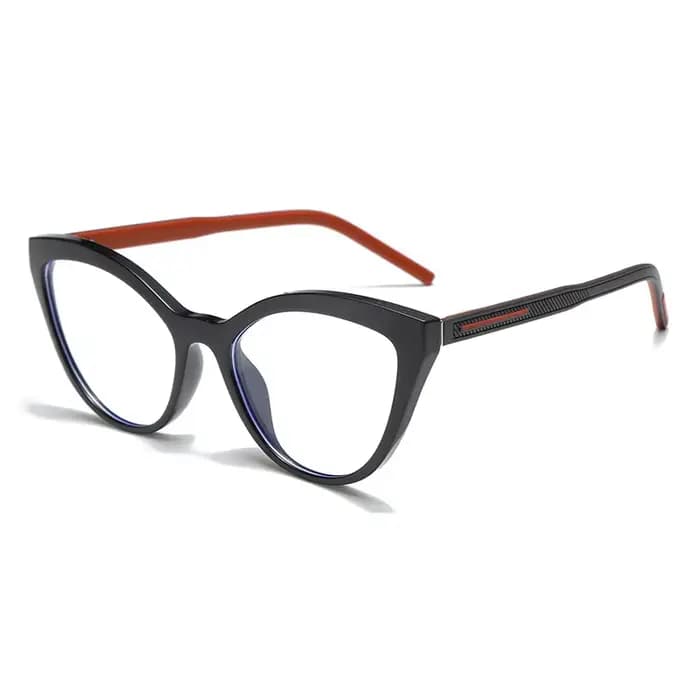 F · DRACON TR90 mode rétro oeil de chat femmes lunettes cadre Ultra léger Anti lumière bleue optique