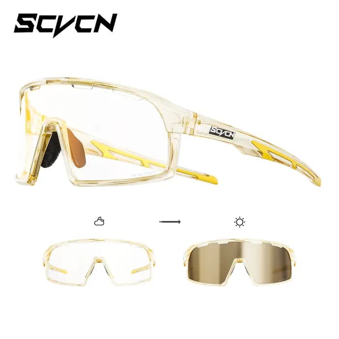 Lunettes de soleil photochromiques SCVCN pour le cyclisme