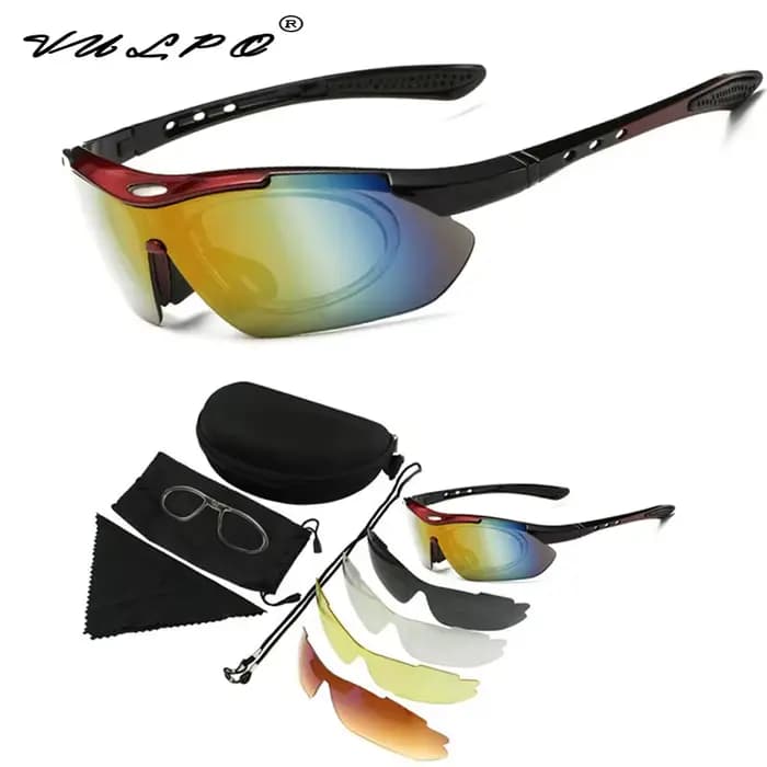 VULPO Sport de plein air randonnée lunettes moto équitation Camping chasse